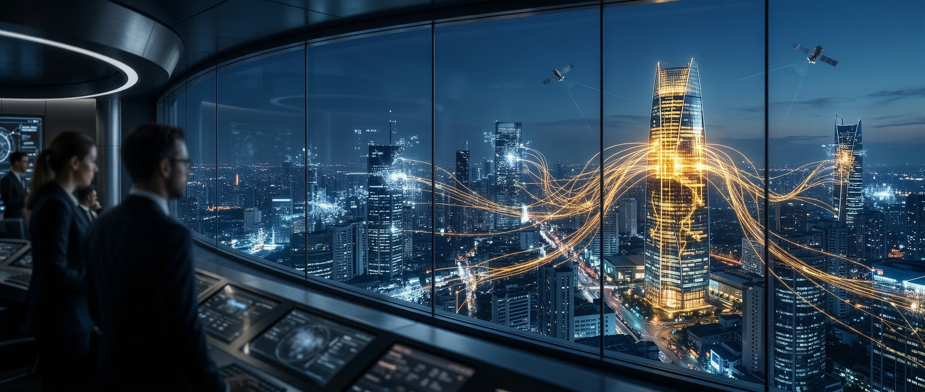 AI Search Optimization futuristic visualization